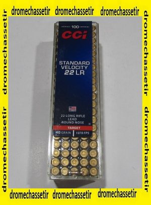 boite 100 cartouches 22 LR CCI standard Velocity 40 grains