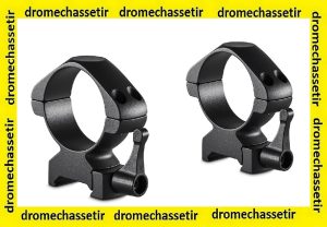lot 2 anneaux Precision Acier Bas 34mm noir matte ref 23030