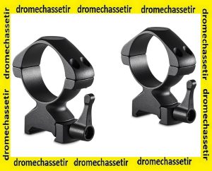 lot 2 anneaux Precision Acier medium 34mm noir matte ref 23031