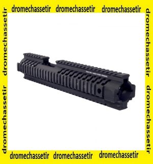 Garde main 4 rail picatinny SAMSON STAR EXR 30.5cm avec passage de mire