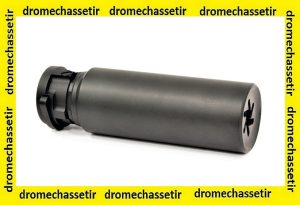 Silencieux Ase Utra DUAL556 SHORT AU1006-BC BORE LOCK noir