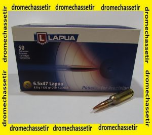 boite 50 cartouches 6.5x47 Lapua 136 grains