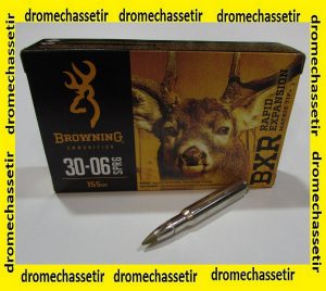 boite 20 cartouches cal 30-06 Browning BXR 155 grains