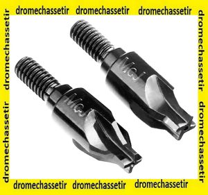 set d'embouts d'ebavurage de puits d'amorce large et small