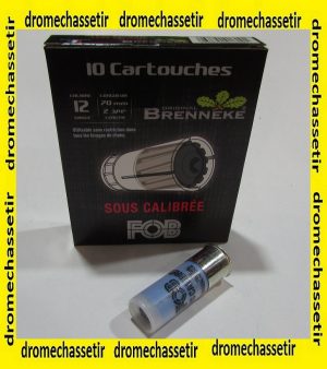 boite 10 cartouches cal 12/70 Fob brenneke sous calibree