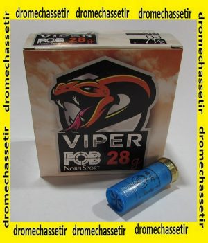 Boite 25 cartouches Fob Viper cal 12/70 28 grammes plombs 7.5