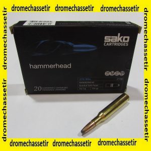 boite 20 cartouches 270 Winchester SAKO HAMMERHEAD SP 10.1G 156GR