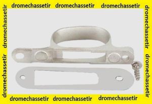 ensemble pontet et plaque puit de chargeur 93E MKII .22 LR nickel
