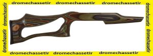 crosse lamellé collé SS evolution Thumbole pour CZ 452 magnum camo forest