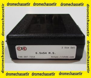 Jeu d'outils CH4D pour le rechargement calibre 6.5x54 Mannlicher schoenauer