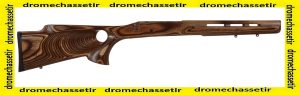 Crosse a trou de pouce Varmint en laméllé collé pour Tikka T3 Lite marron