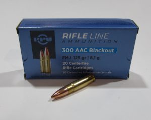 boite 20 cartouches Partizan cal 300 Blackout 125 grains FMJ