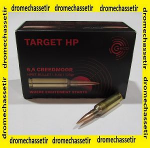 boite 50 cartouches Geco Target HP cal 6,5 creedmoor 130 grains BTHP