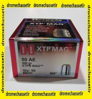 boite 50 ogives Hornady XTP Mag cal 50 AE poids 300 grs 50101