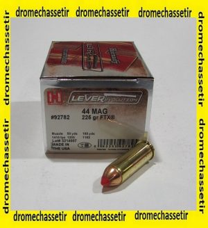BOITE 20 CARTOUCHES HORNADY 44REMINGTON MAGNUM 225GR FTX 92782