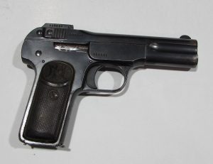 PISTOLET SEMI AUTOMATIQUE herstal browning 1900, cal 32 acp
