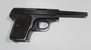 PISTOLET SEMI AUTOMATIQUE herstal browning 1906 cal 25 acp