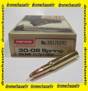 boite 20 cartouches de calibre 30-06 Norma Vulkan 180 grains