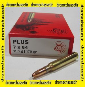boite 20 cartouches Geco PLUS 170 grains cal 7x64