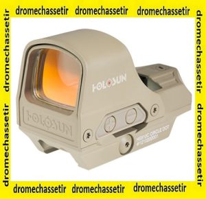 point rouge panoramique Holosun 510C Reflex sights circle dot 2 Moa FDE
