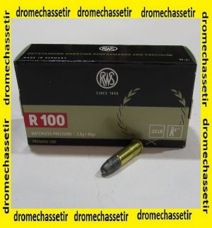 boite 50 cartouches RWS R100 Premium 22LR 40 grains