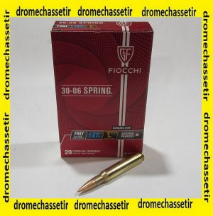 boite 20 cartouches Fiocchi calibre 30-06 ogive 147 grains FMJ