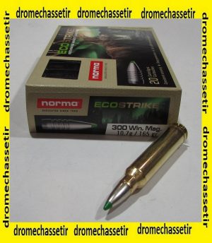 boite 20 cartouches calibre 300 winchester magnum Norma ecostrike 165 grains