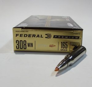 boite 20 cartouches 308 winchester FEDERAL Premium trophy bonded tip 165 grains