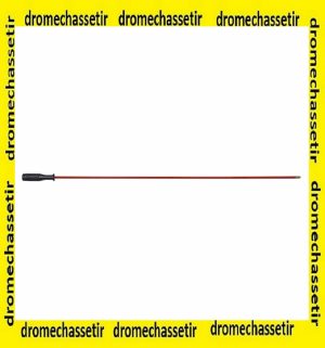 Baguette de nettoyage pour fusil 1 brin gainé 100 cm filetage femelle 5mm