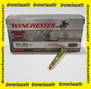 boite 20 Cartouches 30-30 Winchester hollow Point 150 grains cx30301