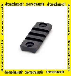 rail picatinny avec dessous incurvé 5,2cm noir BT34
