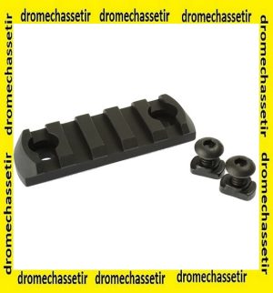 rail picatinny M-LOK 5 slots noir ML5PR