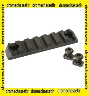 rail picatinny aluminium M-LOK 7 slots noir ML7PR