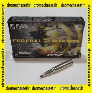 boite de 20 cartouches 30-06 Federal Terminal Ascent 175 grains