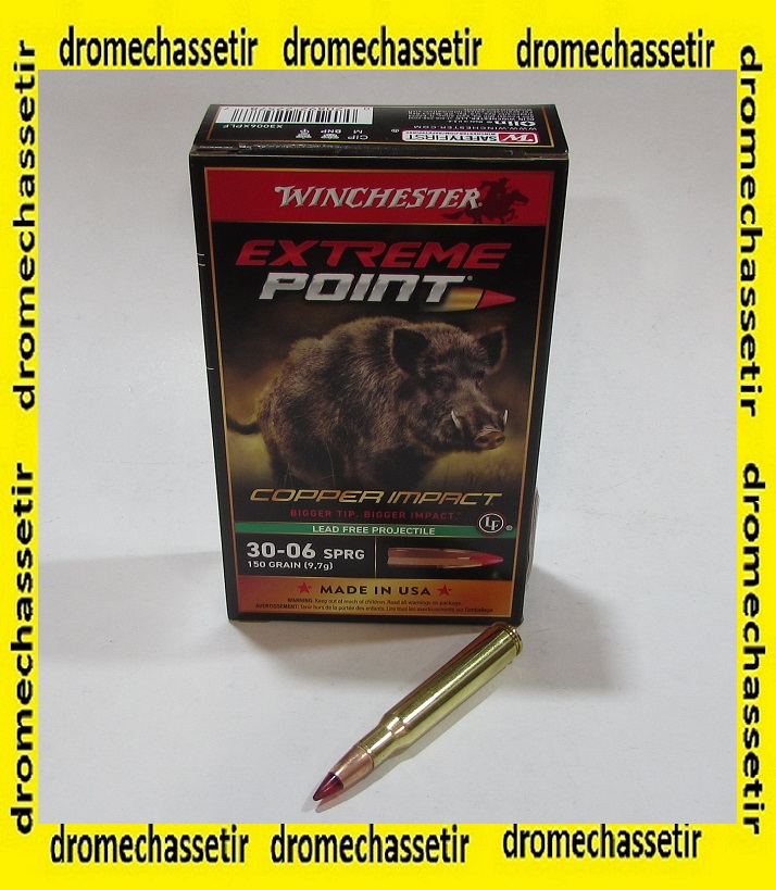 boite 20 cartouches cal 30-06 extreme point copper impact 150 grains CX3006XPLF
