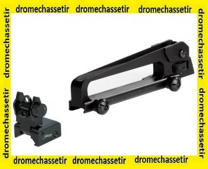 kit carry handle et guidon AR-15 repliable a fixation picatinny SM9430