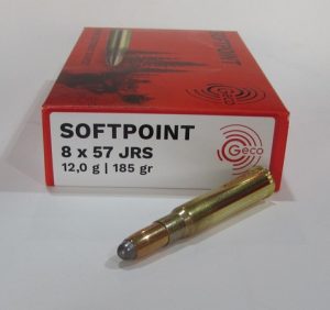 boite 20 cartouches Geco softpoint 185 grains cal 8x57 JRS