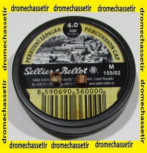 boite 100 amorces poudre noire sellier bellot 22830