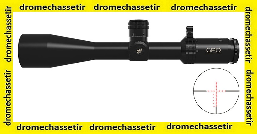 LUNETTE DE TIR GPO GPO Spectra 6x 4,5-27x50i reticule LR PRO FFP