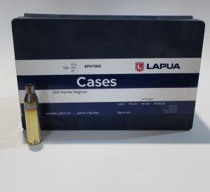 Boite 100 douilles laiton cal 300 norma magnum LAPUA 4PH7090