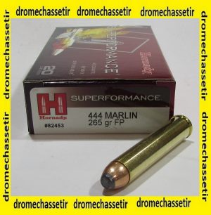boite 20 cartouches Hornady cal 444 Marlin 265 grains FP ref 82543