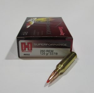BOITE 20 CARTOUCHES HORNADY 260REM superformance 129GR SST ref 8552
