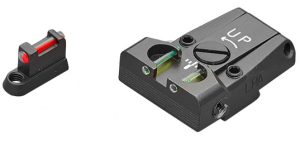Kit hausse reglable et guidon LPA fibre optique pour pistolet CZ P-07 et P-09