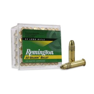 boite 100 cartouches 22Lr Remington Golden Bullet Hollow point 36grs haute vitesse