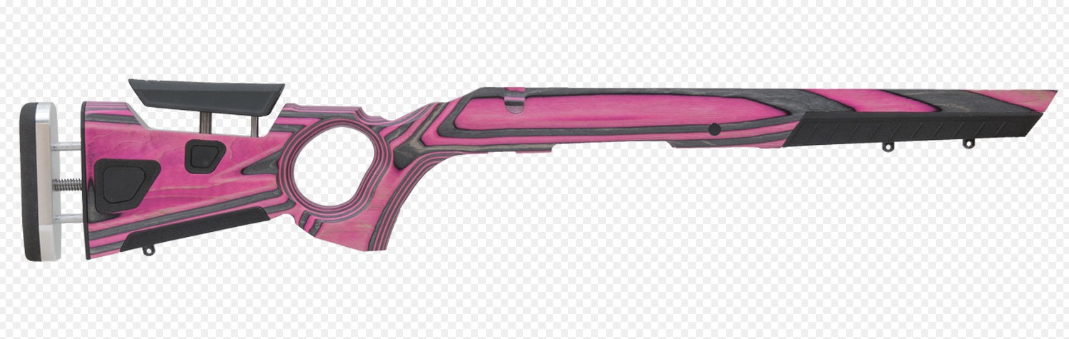 Crosse boyds AT-ONE trou de pouce lamellé collé pour CZ 550 rose