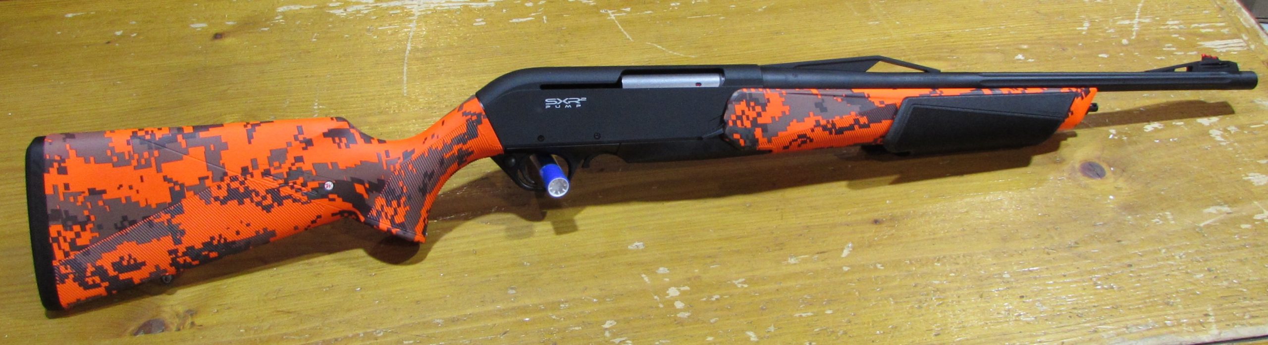 carabine Winchester SXR 2 PUMP TRACKER calibre 30-06 canon 47cm fileté