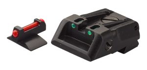 Kit hausse reglable et guidon LPA fibre optique pour pistolet BULL M5