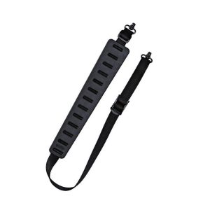 Bretelle Quake caoutchoutee avec grenadiere QD noir A04925