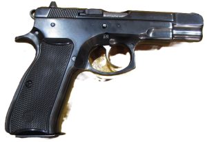 PISTOLET SEMI AUTOMATIQUE CZ 75B , CAL 9X19 super etat