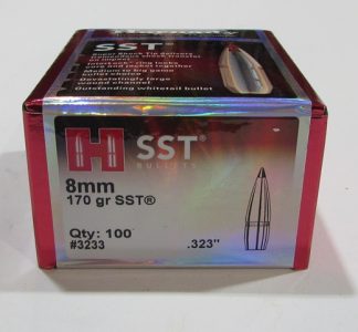 boite 100 ogives Hornady cal 8mm(0.323") 170 grs SST ref 3233